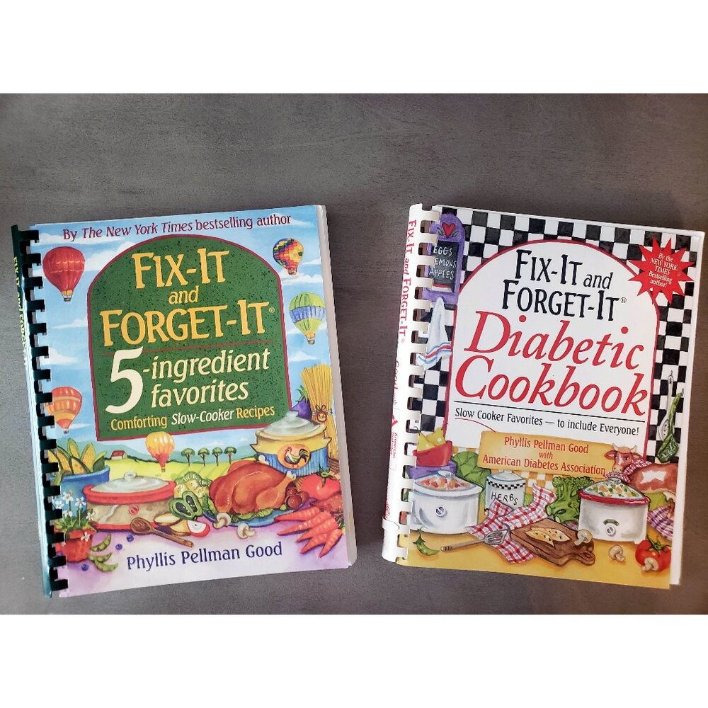 Fix It and Forget It 5 Ingredient Favorites and Diabetic Cookbook